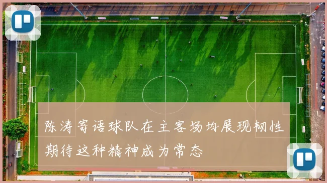 陈涛寄语球队在主客场均展现韧性期待这种精神成为常态